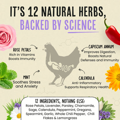 Nesting Herbs - Control Odors & Keep Coops Mite & Lice-Free